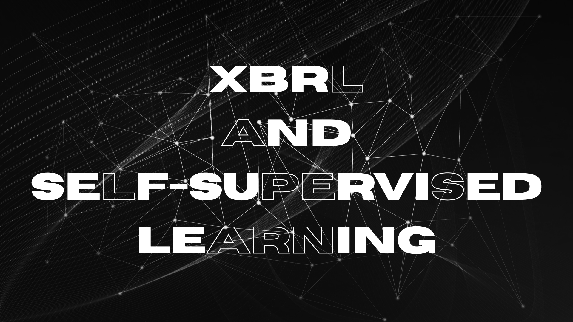 Self-Supervised Learning and XBRL